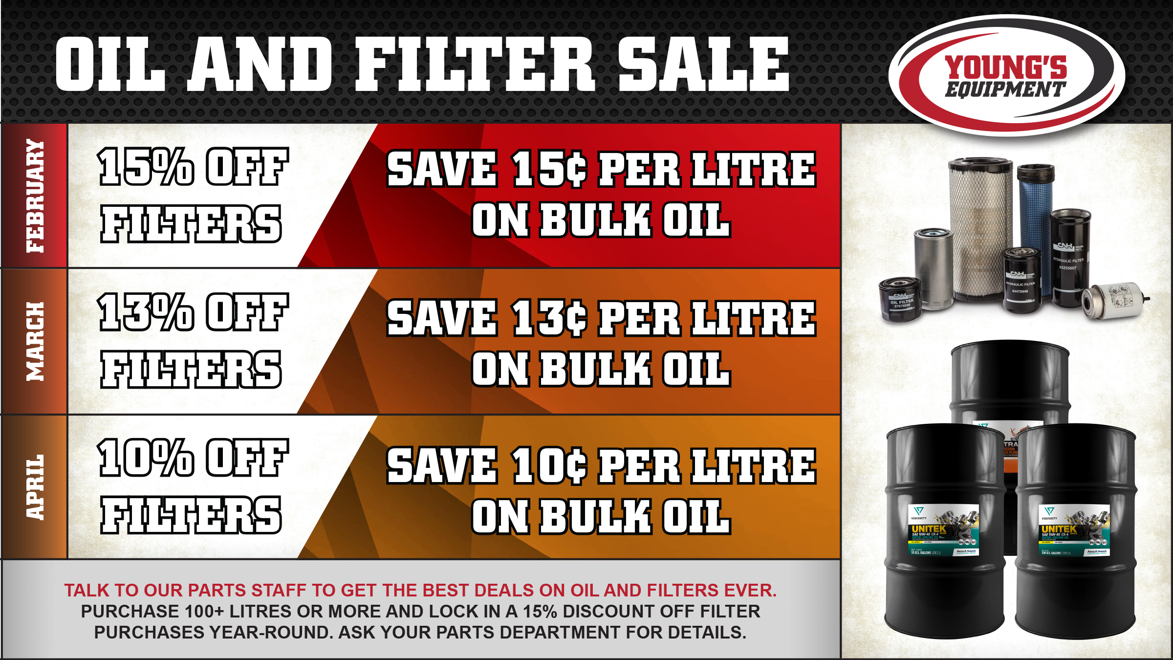 Oil & Filter Sale